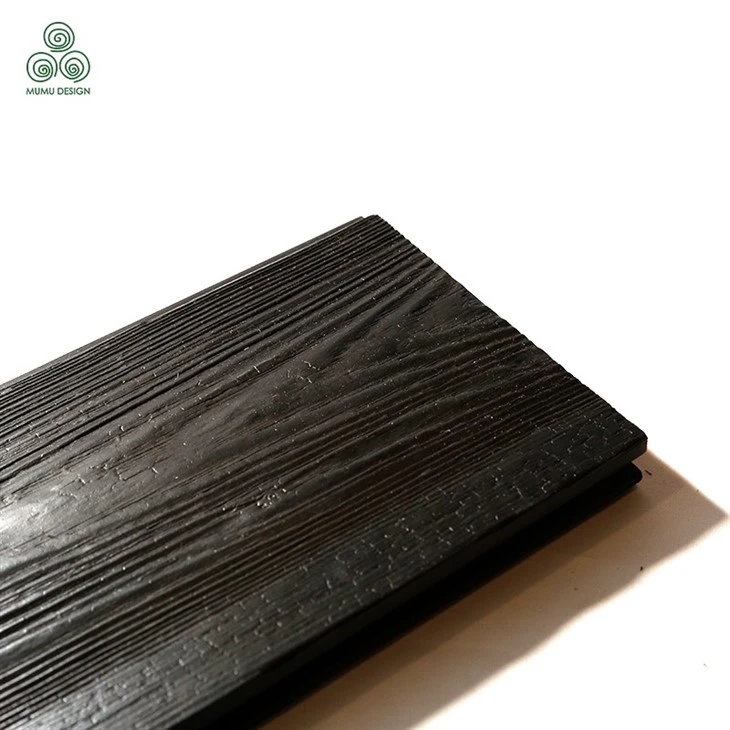 Black Linear-Grain Shou Sugi Ban Cladding factory Black Linear-Grain Shou Sugi Ban Cladding factory