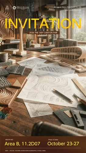 MUMU Prepares For Canton Fair 2026 With Wood Samples And New Team Uniforms